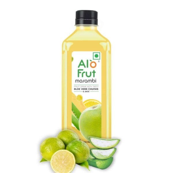 AloFrut Mosambi Aloe Vera Chunks & Juice