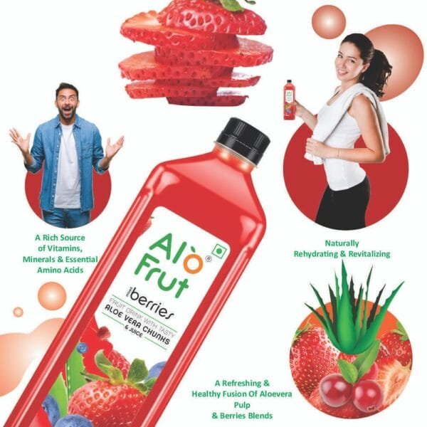 Alo Frut Aloevera + Mix Berries Juice - Image 2