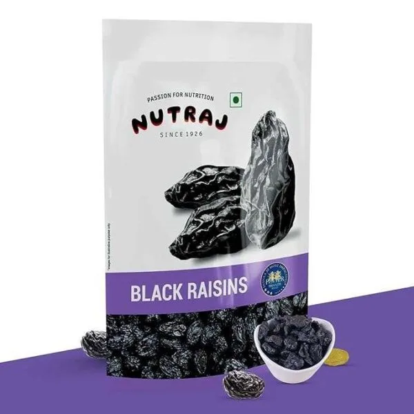 Nutraj Black Raisins 200g