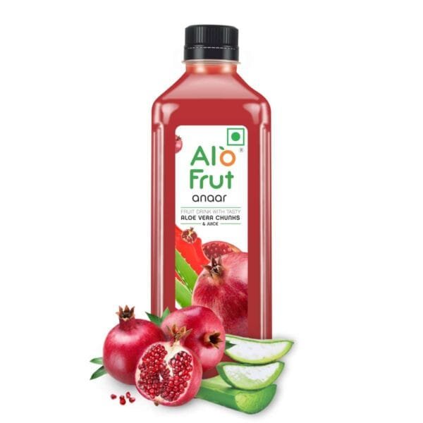 AloFrut Anaar Aloe Vera Chunks & Juice