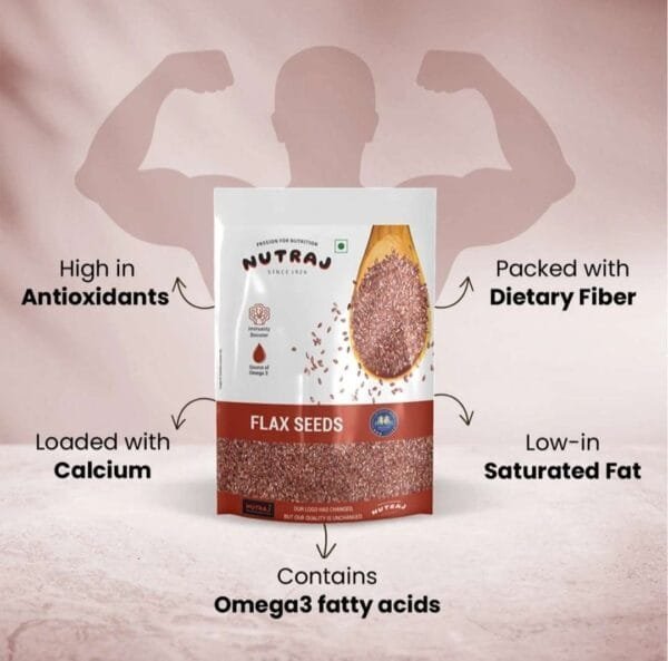 Nutraj Flax Seeds 200 g - Image 5