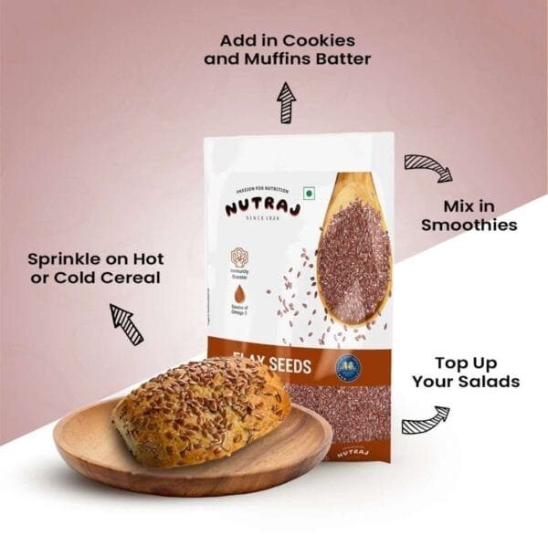 Nutraj Flax Seeds 200 g - Image 7