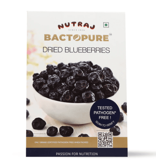 Nutraj Bactopure Dried Blueberries 200 g - Image 2