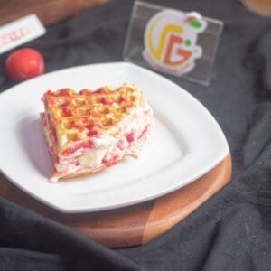 Strawberry Cheese Cake Waffle