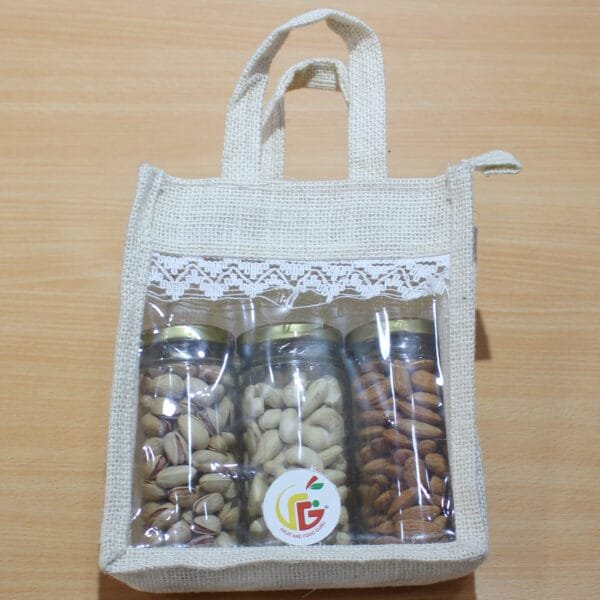 3 Jar Jute Bag