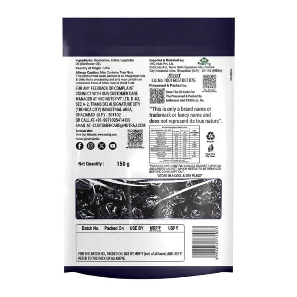 Nutraj Blueberry 150 g - Image 6
