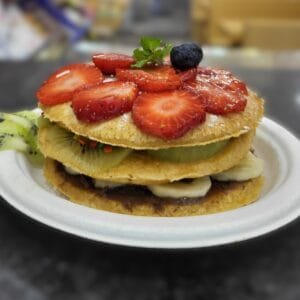 Mix Fruit Pancake sandwich