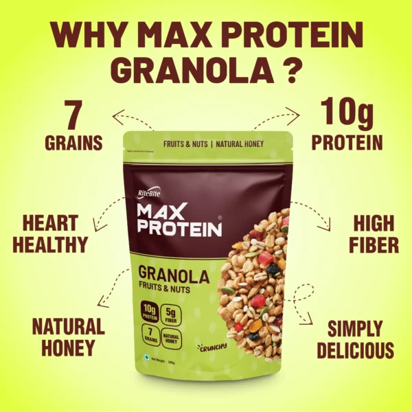 Max Protein Granola Fruits & Nuts - Image 5