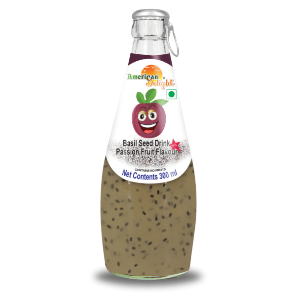 American Delight Basil Seed Drink Passion fruit Flavour 300 ML