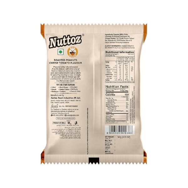 Nuttos Peanut Cheese Tomato - Image 2