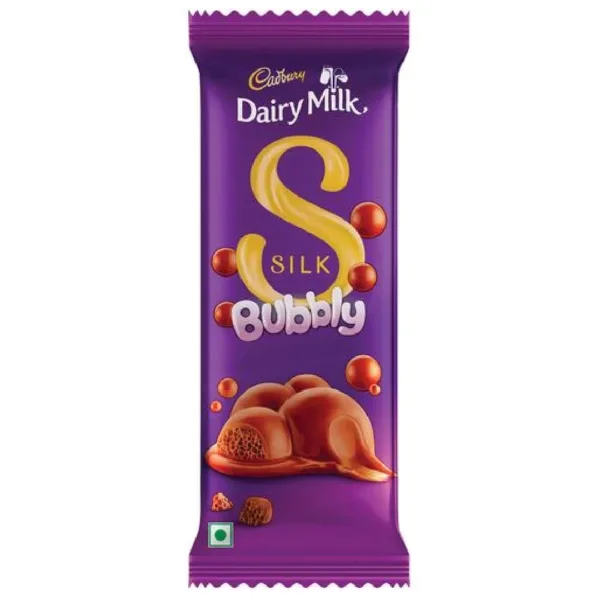 Cadbury Dairy Milk Silk Bubbly Chocolate Bar, 46 g