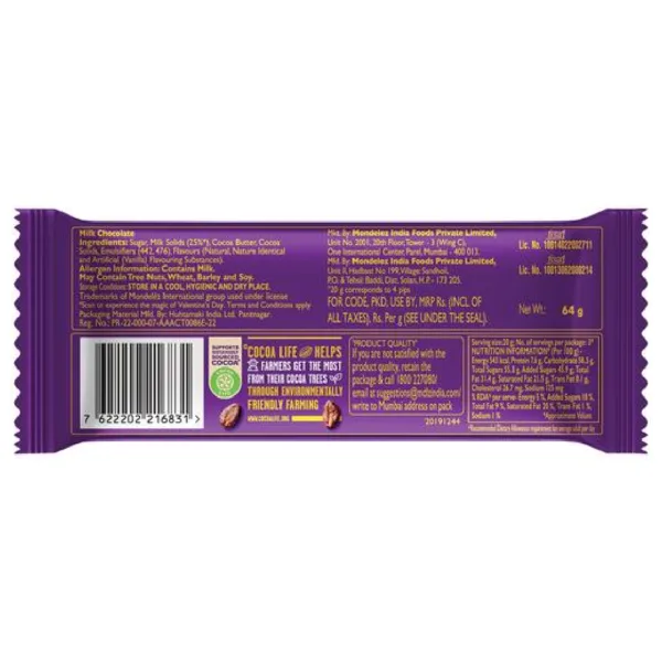 Cadbury Dairy Milk Silk Chocolate Bar, 40 g - Image 2