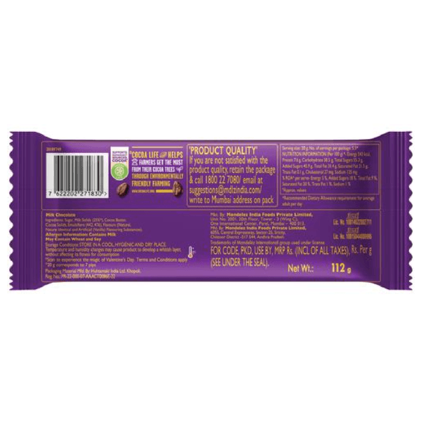 Cadbury Dairy Milk Silk Hazelnut Chocolate Bar, 143 g - Image 2