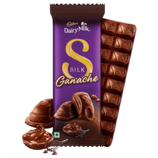 Cadbury Dairy Milk Silk Ganache Chocolate Bar, 58 g