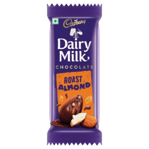 Cadbury Dairy Milk Roast Almond Chocolate Bar, 36 g