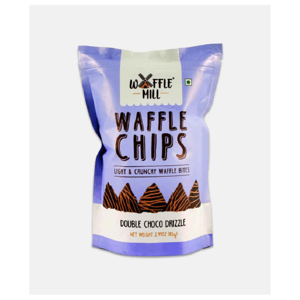 Waffle Chips Double Choco Drizzle 80g