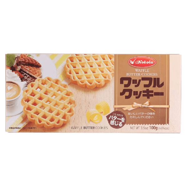 Waffle Butter Cookies Waffle Shape Savory Cookies 100g - Image 2