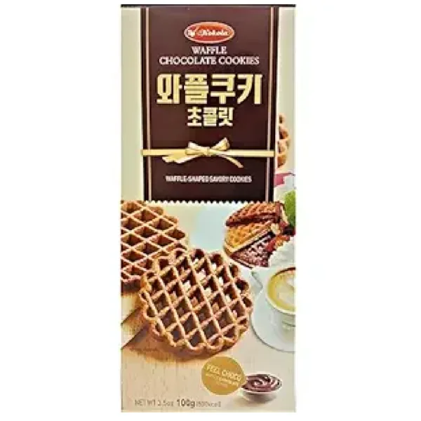 Waffle Chocolate Cookies Waffle Shape Savory Cookies 100g