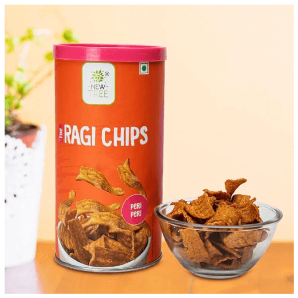 Ragi Chips Peri-Peri | Healthy Snack | Superfood Ingredients | Light & Crisp | 150g - Image 3