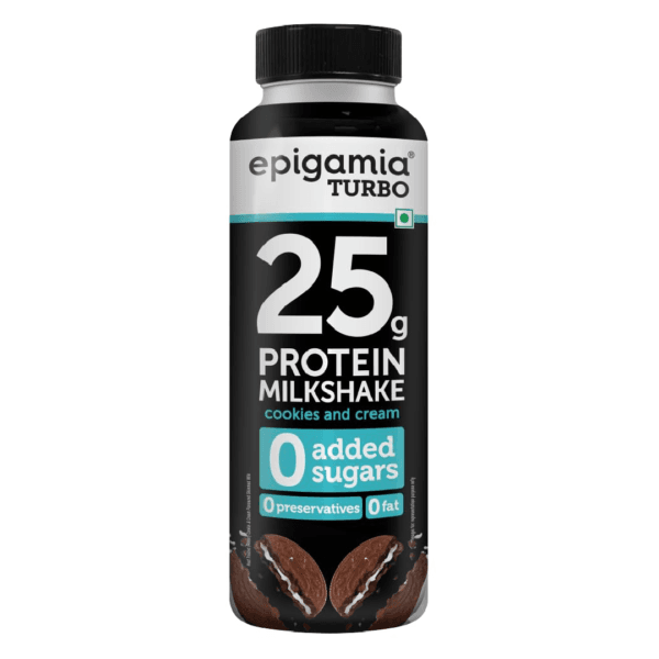 Epigamia Cookies & Cream Milk Shake 250ML: