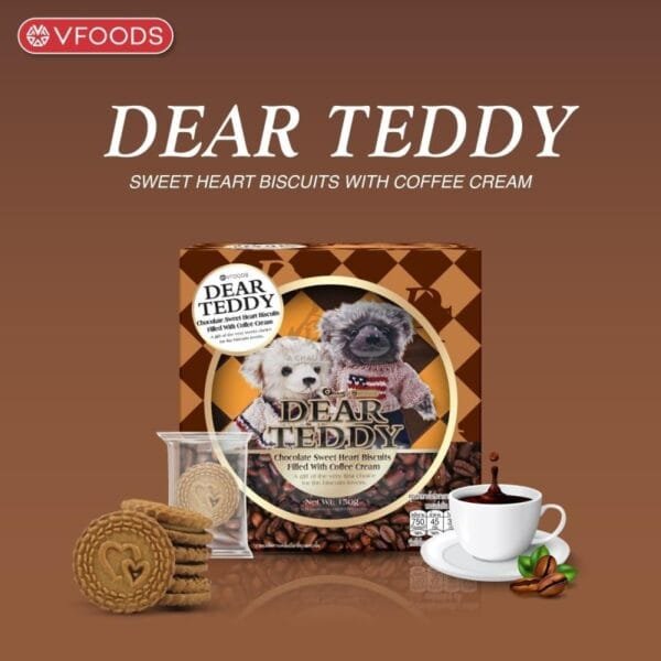Dear teddy Chocolate Sweet heart 150 G - Image 2