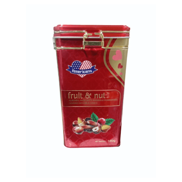 Americano  fruit & nut Covered with Milk Chocolate, 90g