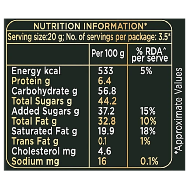 Cadbary Bournvilla Fruit & Nut 50 % Dark 80g - Image 2