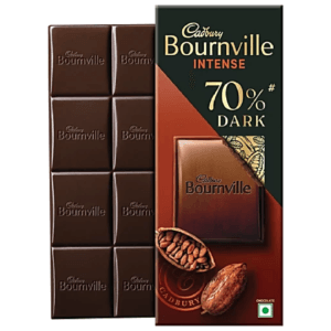 Cadbury Bournville Rich Cocoa 70% Dark Chocolate Bar, 75 g