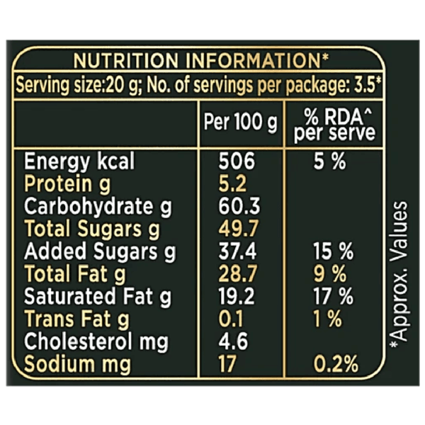 Cadbury Bournville Rum & Raisin 50% Dark Chocolate Bar, 78 g - Image 3