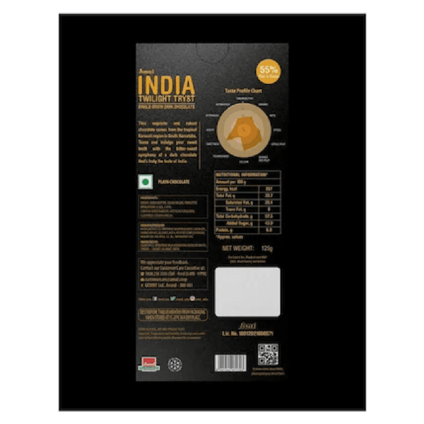 Amul India Twilight Tryst Dark Chocolate 125 g - Image 3