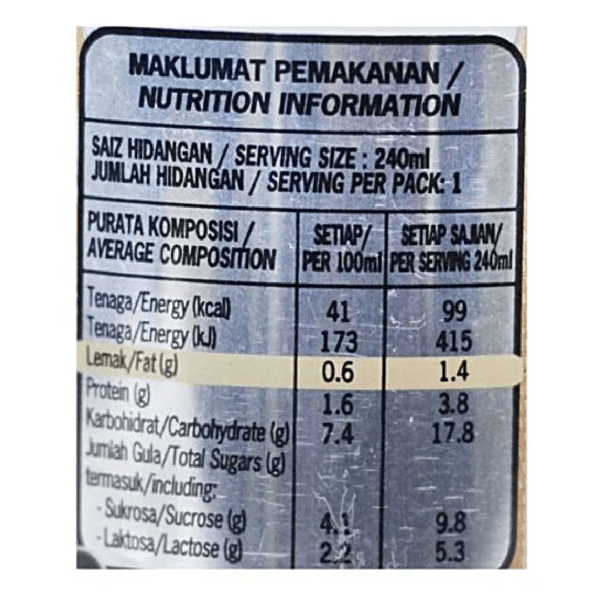 Nescafe Kopi Latte, 240 ml Can - Image 3